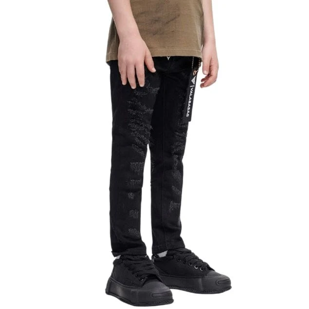 Kids Valabasas Payload Skinny Denim (Black) VPLAY9101623 - Image 2