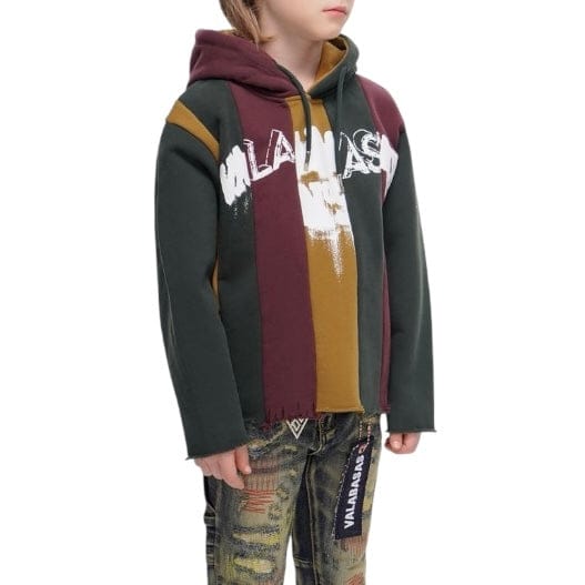Kids Valabasas Slipped Hoodie (Green) VPLAY-VHD2-1027 - Image 2