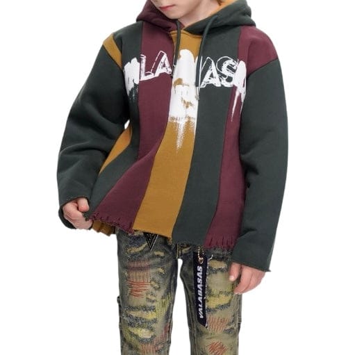 Kids Valabasas Slipped Hoodie (Green) VPLAY-VHD2-1027 - Image 3