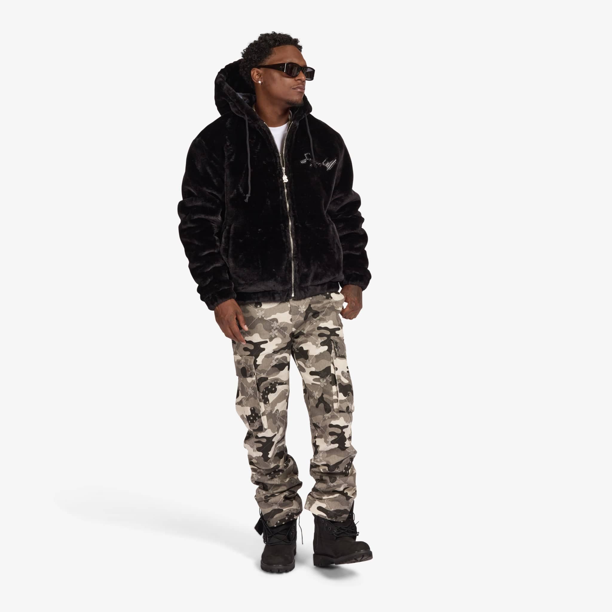 "Kosovo" Cargo Pants (gray camo) - Image 5