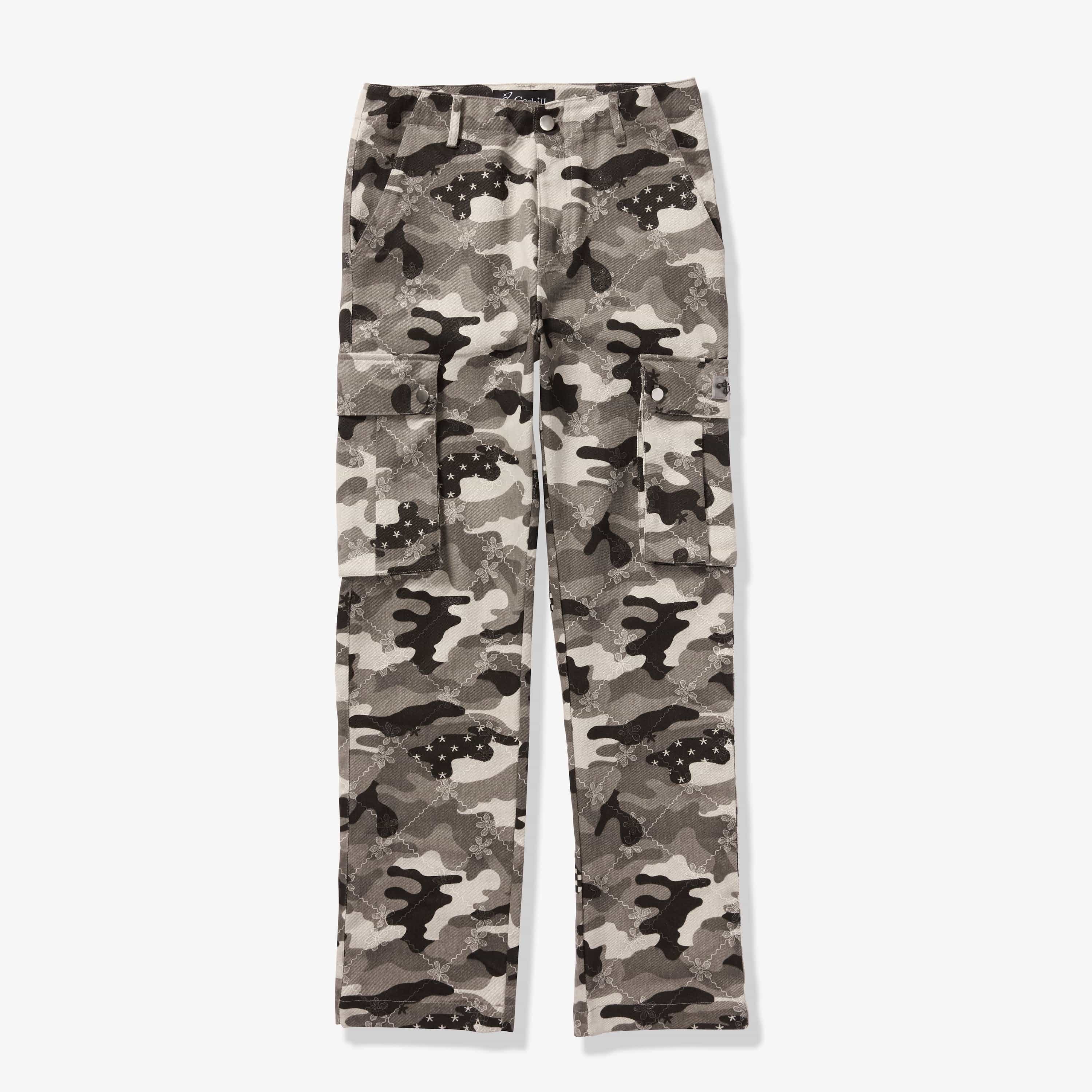 "Kosovo" Cargo Pants (gray camo) - Image 7