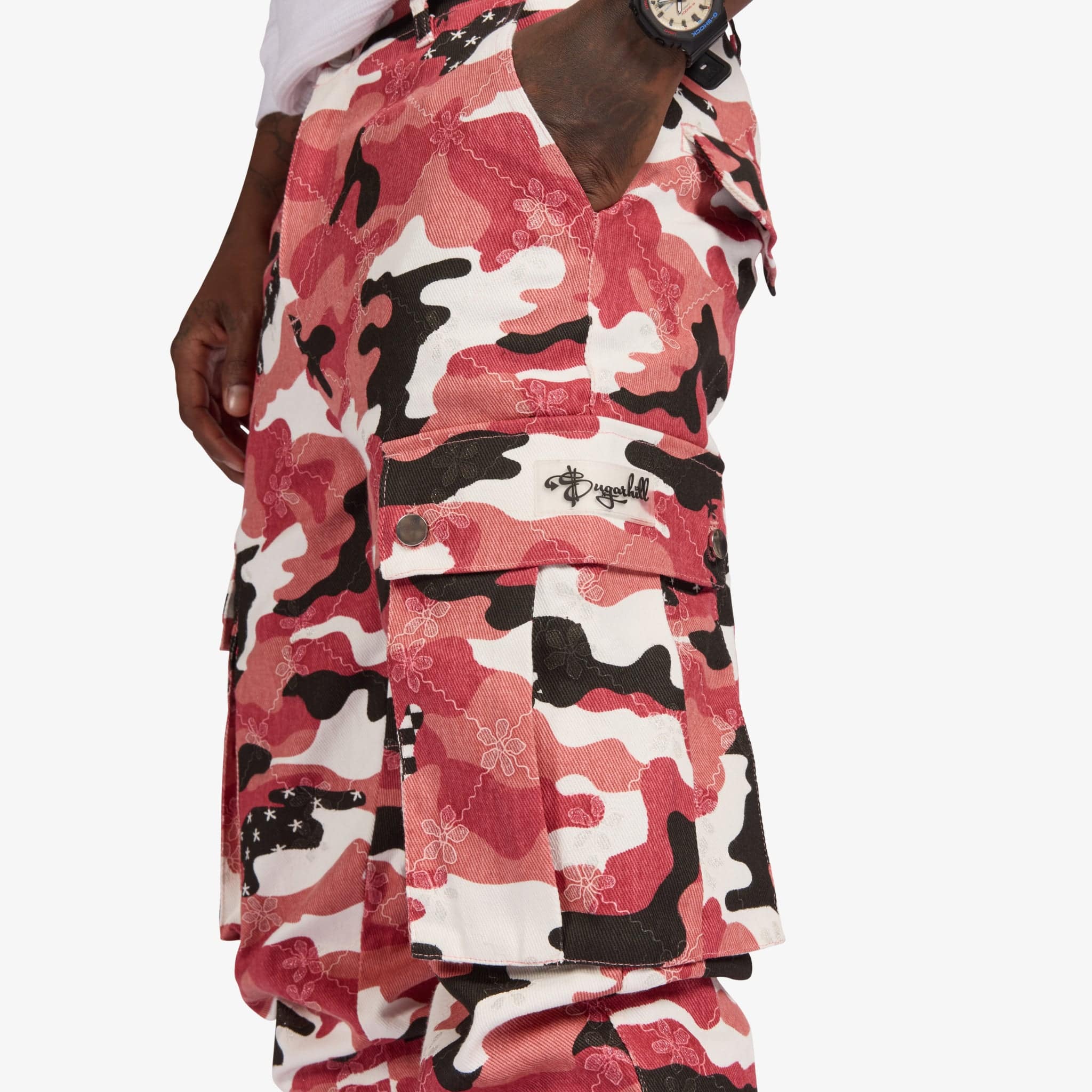 "Kosovo" Cargo Pants (red camo) - Image 3