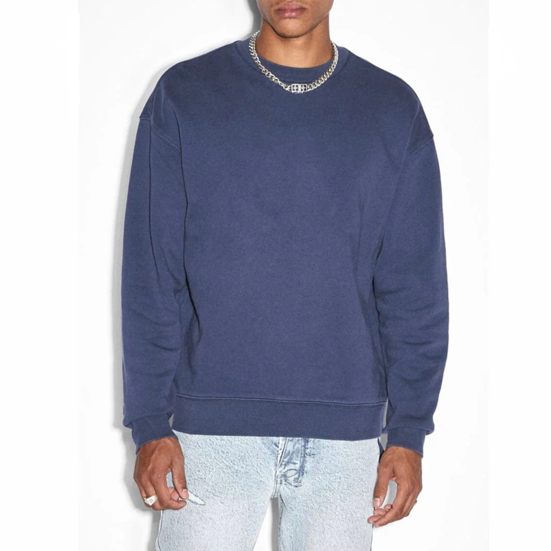 Ksubi 4 X 4 Biggie Crewneck (Midnight Blue) MSP23FL008 - Image 2