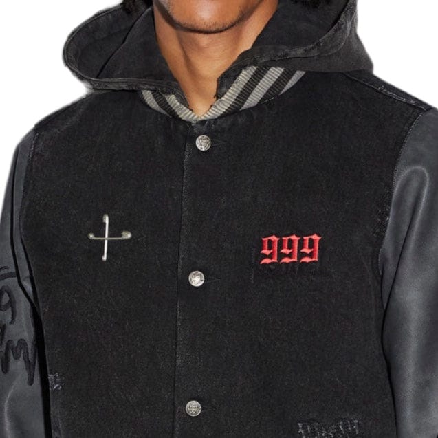 Ksubi 999 Kollage Jacket (Faded Black) MJW23JK001 - Image 3
