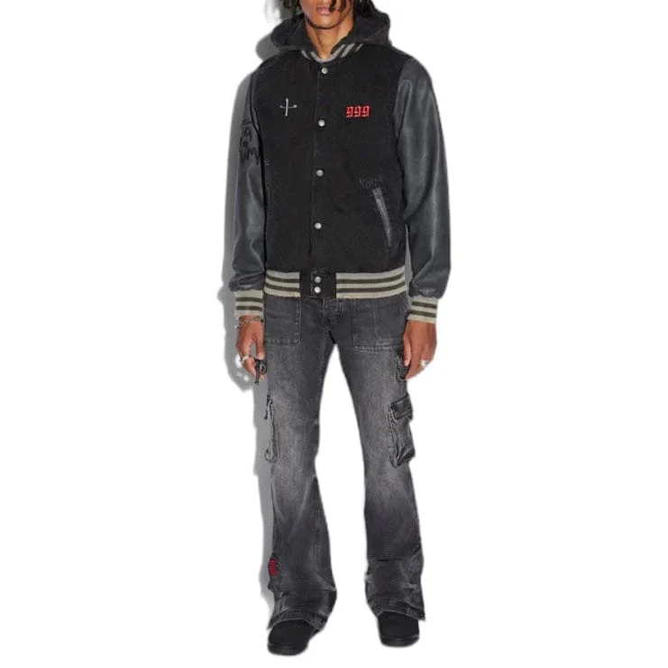 Ksubi 999 Kollage Jacket (Faded Black) MJW23JK001 - Image 4
