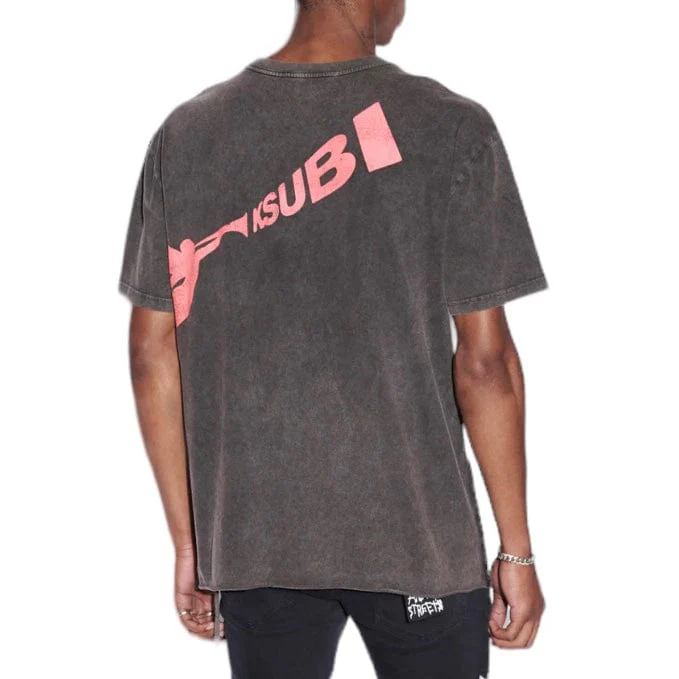 Ksubi Angels Biggie SS Tee (Faded Black) MFA23TE006 - Image 2