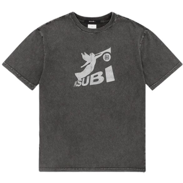 Ksubi Angels Biggie SS Tee (Faded Black) MFA23TE006 - Image 6
