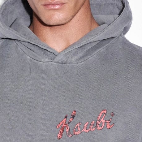 Ksubi Autograph Kash Hoodie (Charcoal Grey) MFA23FL002 - Image 3