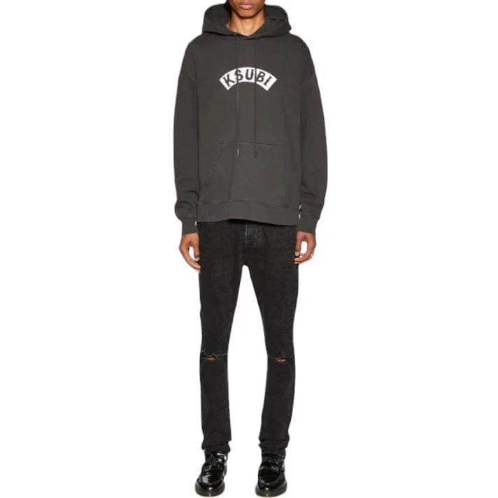 Ksubi Baddies Biggie Hoodie (Faded Black) MFA24FL018 - Image 4