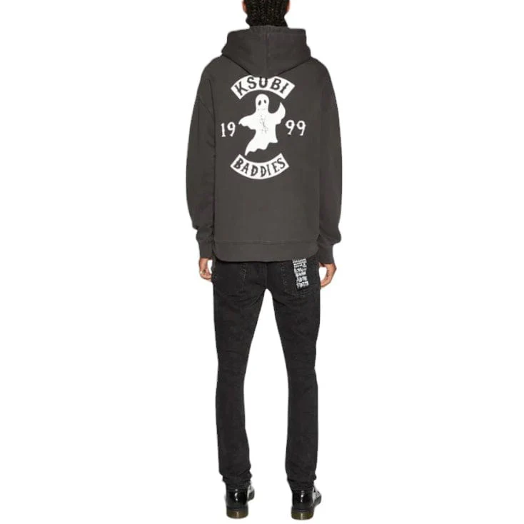 Ksubi Baddies Biggie Hoodie (Faded Black) MFA24FL018 - Image 5