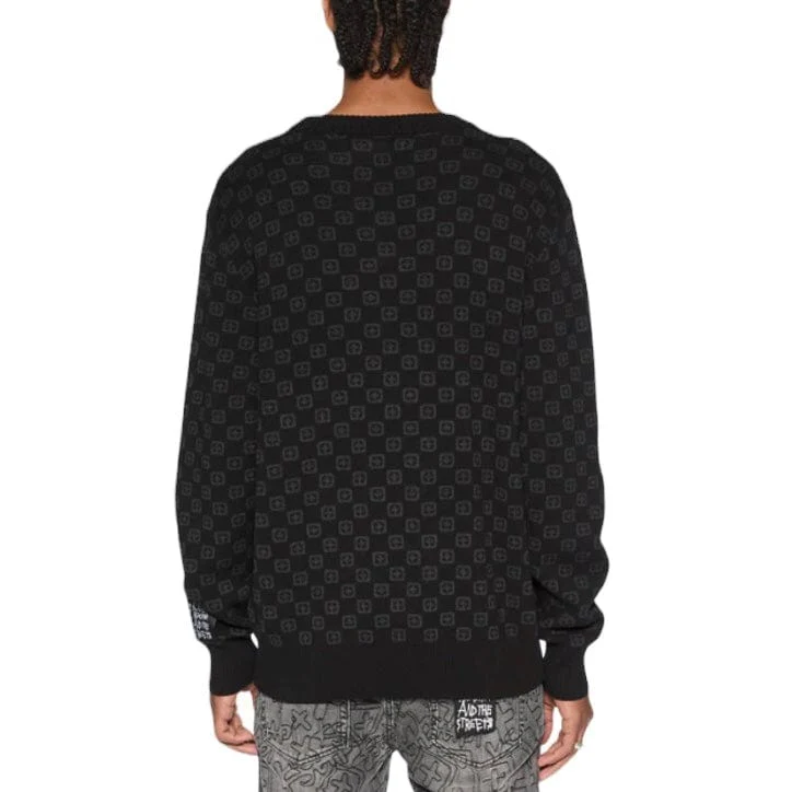 Ksubi Box Knit Crew (Washed Black) MPS25KW002 - Image 2