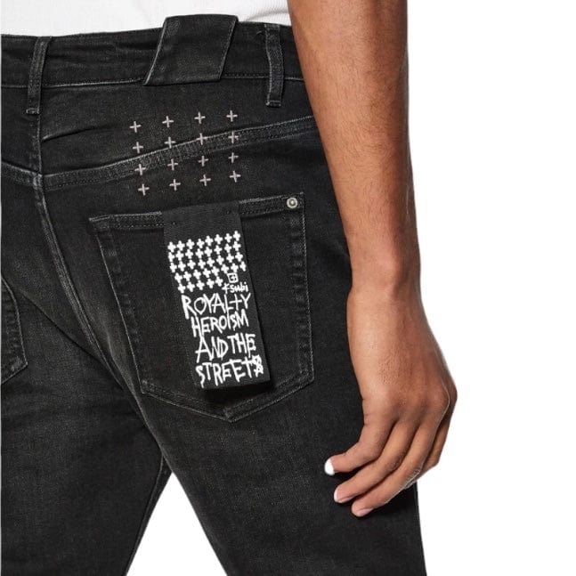 Ksubi Chitch 1999 Boneyard Denim (Black) MFA24DJ022 - Image 3