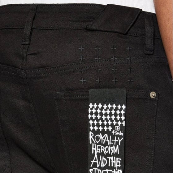 Ksubi Chitch Ace Black Metal Denim (Black) MFA24DJ052 - Image 5
