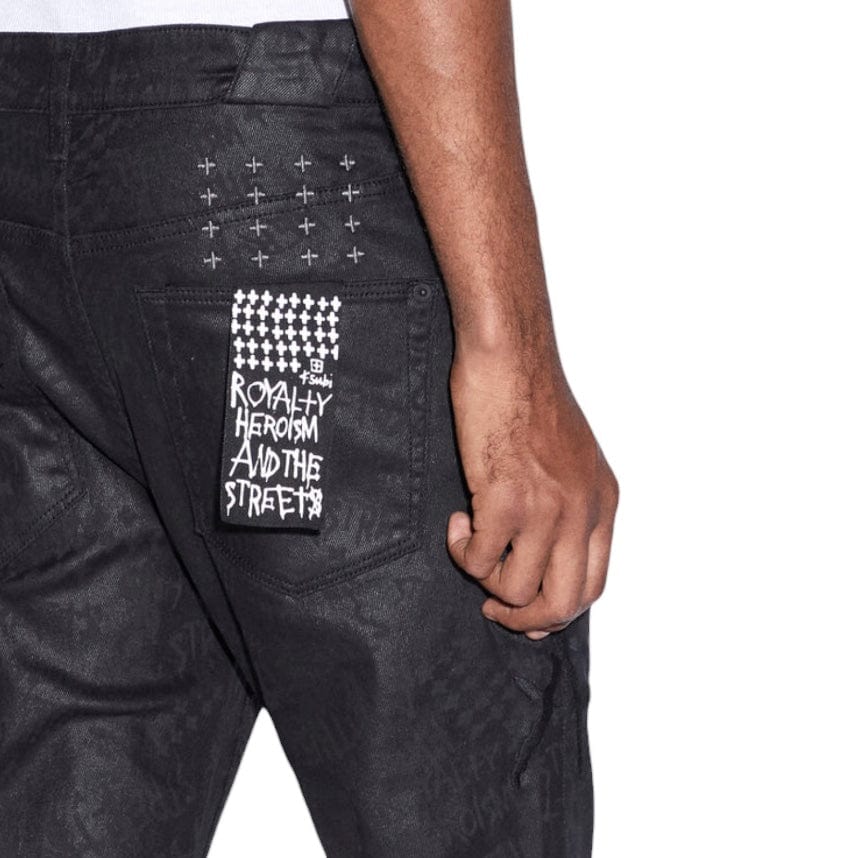 Ksubi Chitch Black Grease Denim (Black Waxed) MPS24DJ048 - Image 5