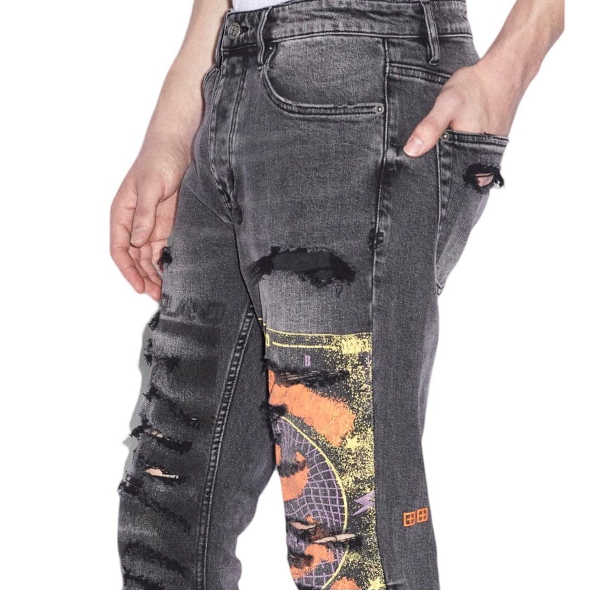 Ksubi Chitch Hardcore Angst Denim Jean (Black) MPS24DJ051 - Image 4