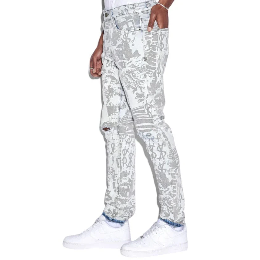 Ksubi Chitch Kollage Denim (Icey) MFA23DJ040 - Image 2