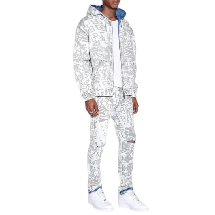 Ksubi Chitch Kollage Denim (Icey) MFA23DJ040 - Image 4