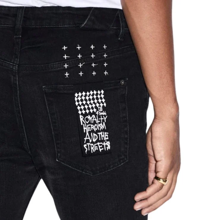 Ksubi Chitch Krow Krushed Denim (Black) 5000004388 - Image 4