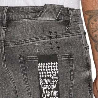 Ksubi Chitch Sinners 1999 Denim Jean (Black Stone Wash) MPF24DJ002 - Image 5