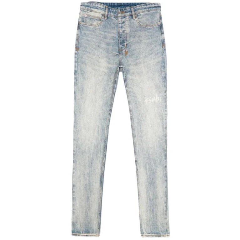 Ksubi Chitch Stairway Denim (Indigo Marbled Stone Wash) MFA24DJ054 - Image 7