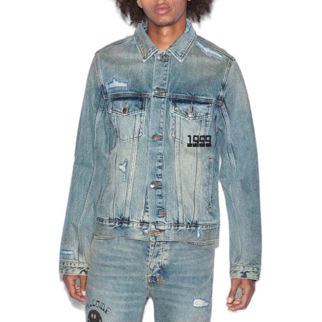Ksubi Classic Throw Bak Denim Jacket (Indigo Denim) MPS24JK004 - Image 2