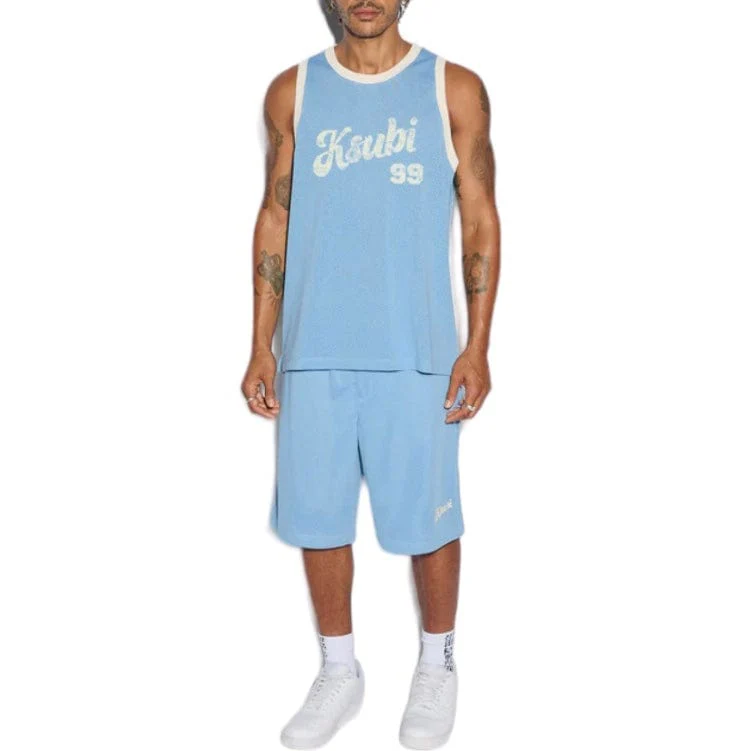 Ksubi Clubhouse Pick Up Singlet Jersey (Blue) MPF24TA006 - Image 4