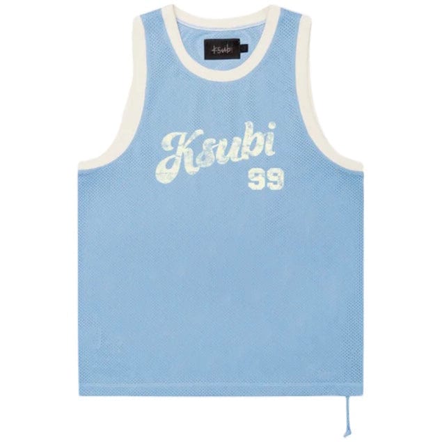 Ksubi Clubhouse Pick Up Singlet Jersey (Blue) MPF24TA006 - Image 5