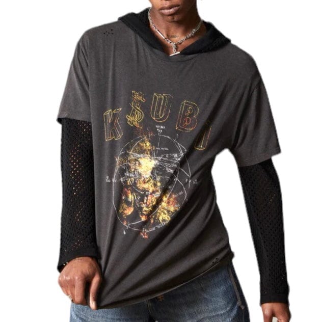 Ksubi Diagrams Biggie SS Tee (Faded Black) MSP24TE019 - Image 6