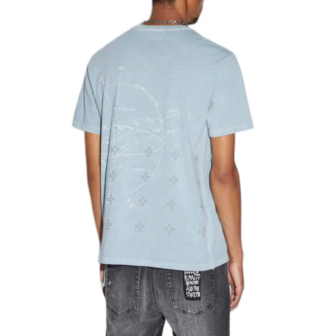 Ksubi Diagrams Kash SS Tee (Blue Fin) MSP24TE018 - Image 2