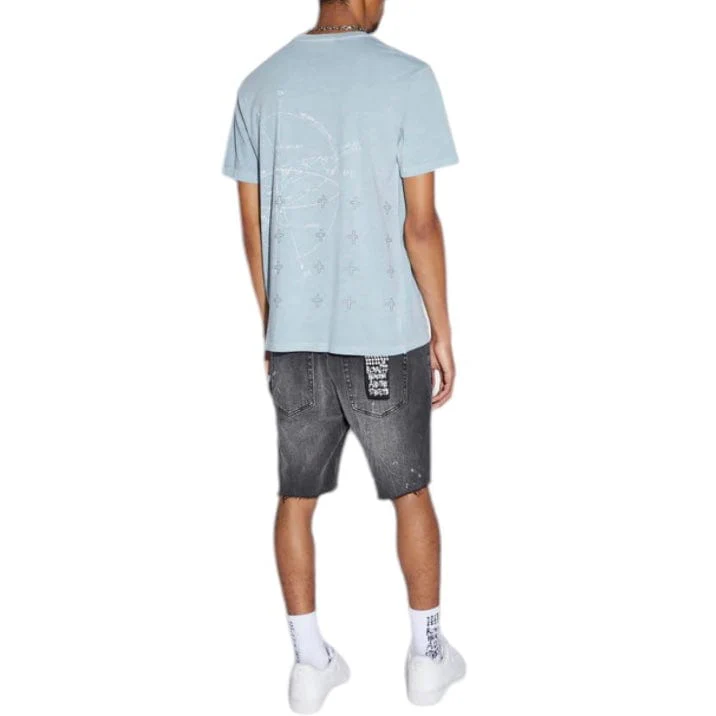 Ksubi Diagrams Kash SS Tee (Blue Fin) MSP24TE018 - Image 4