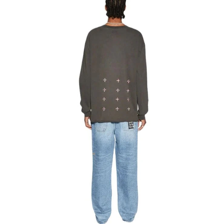 Ksubi Dug Out Biggie LS Tee (Faded Black) MFA24TE025 - Image 3
