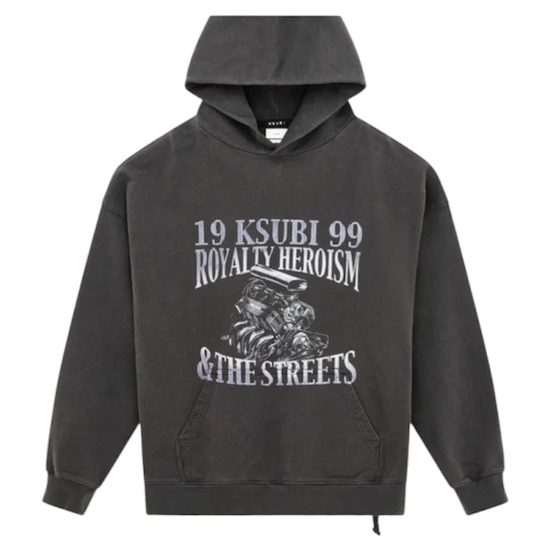 Ksubi Engine Ekcess Hoodie (Faded Black) MPF25FL004 - Image 2