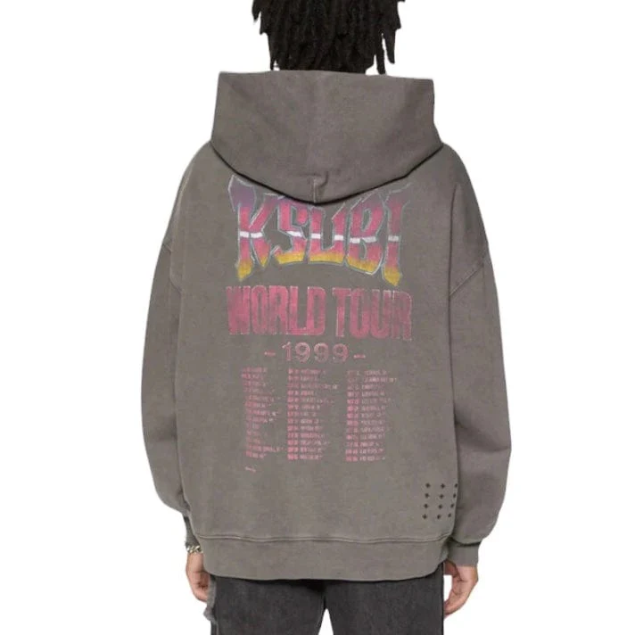Ksubi Global Ekcess Hoodie (Charcoal) MPS25FL004 - Image 2