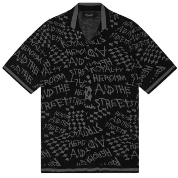 Ksubi Heroism Knit Resort SS Shirt (Black) MPS24KW006 - Image 6