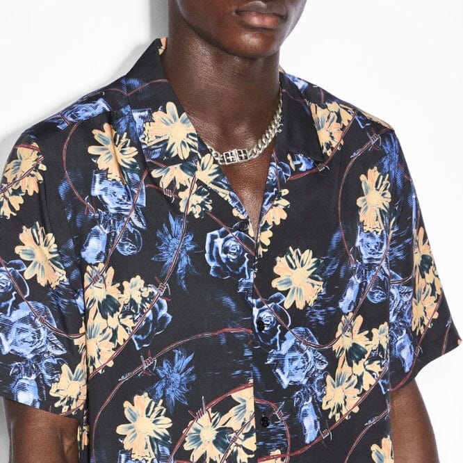 Ksubi Hyperflower Resort Short Sleeve Shirt (Black) MSP23SH005 - Image 2