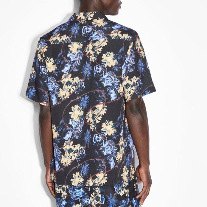 Ksubi Hyperflower Resort Short Sleeve Shirt (Black) MSP23SH005 - Image 5
