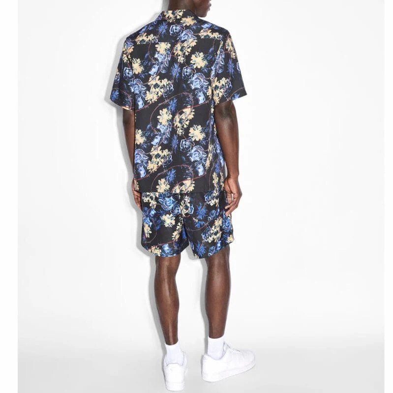 Ksubi Hyperflower Resort Short Sleeve Shirt (Black) MSP23SH005 - Image 6