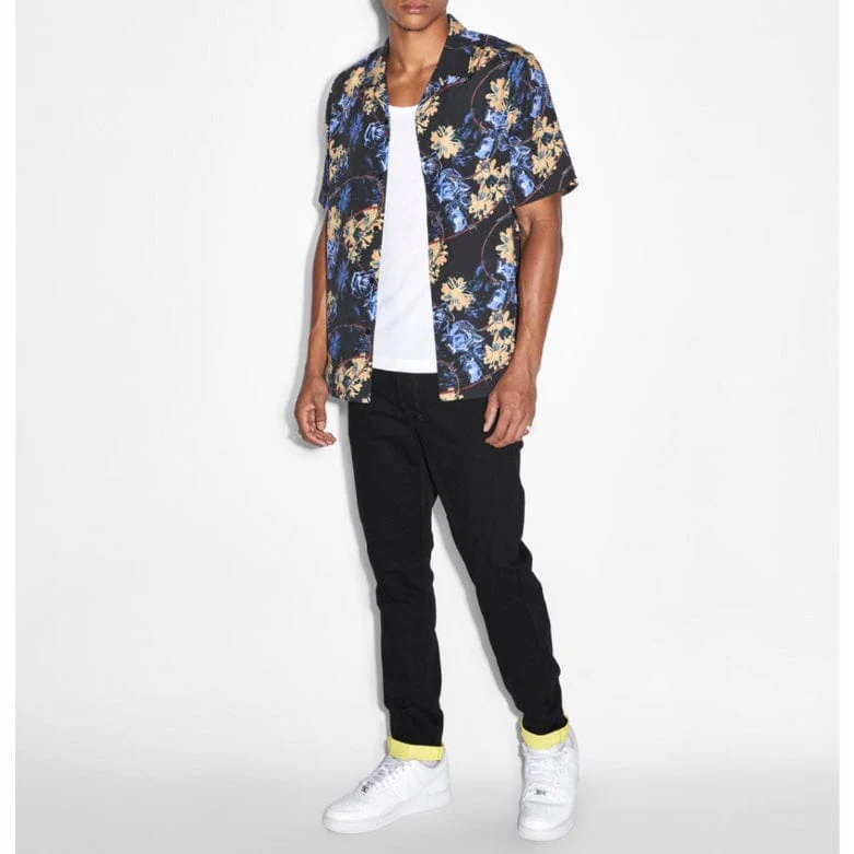 Ksubi Hyperflower Resort Short Sleeve Shirt (Black) MSP23SH005 - Image 8