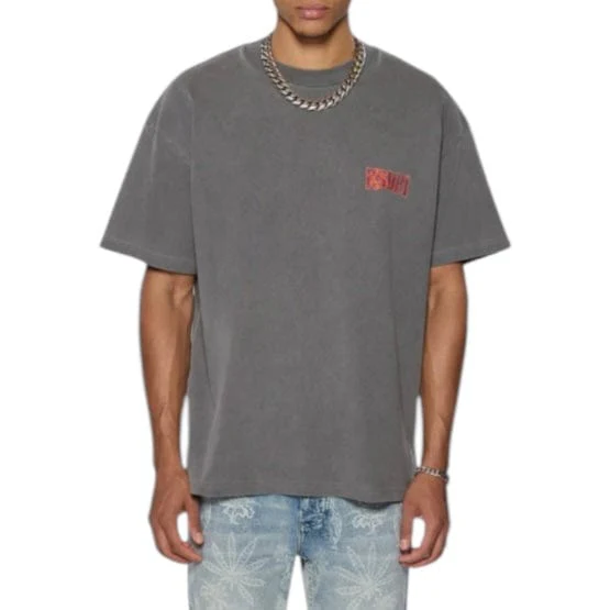 Ksubi Kickstart Ekcess SS Tee (Charcoal) MSP25TE013