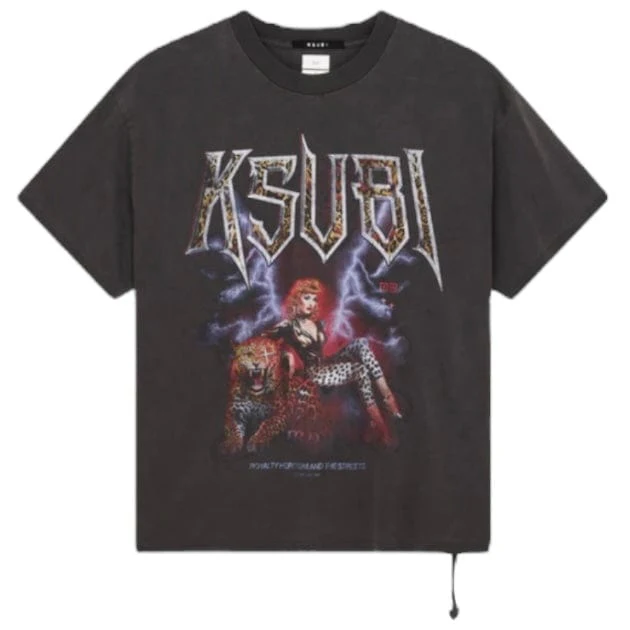 Ksubi Kingdom Ekcess SS Tee (Faded Black) MSP25TE029 - Image 3