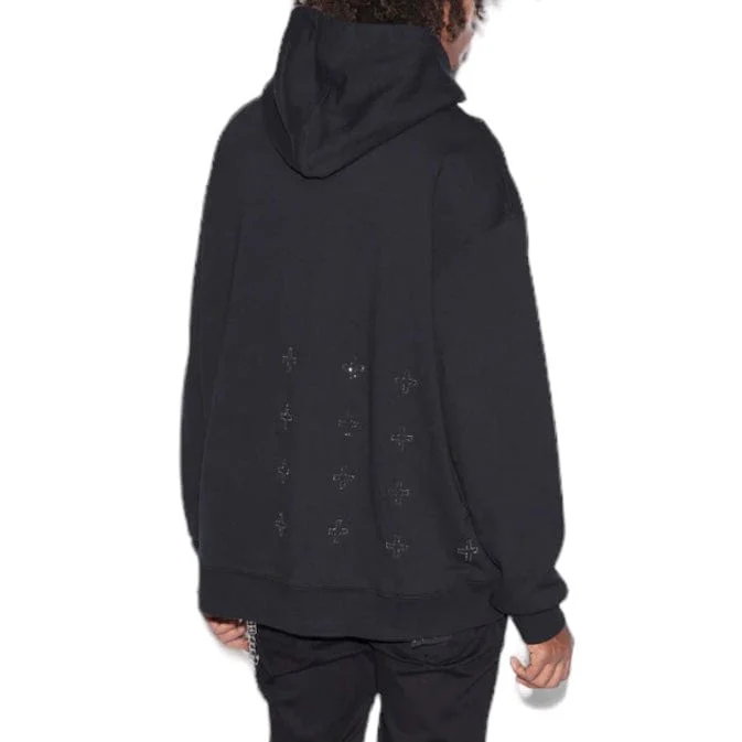 Ksubi Krystal Bling Biggie Hoodie (Black) MPS24FL013 - Image 3
