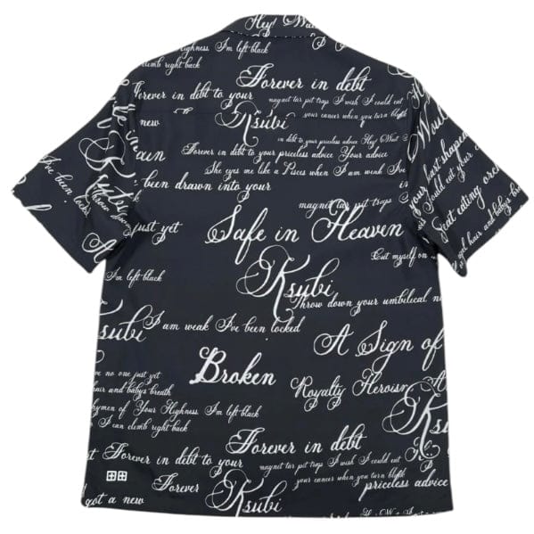 Ksubi Kursed Resort SS Shirt (Black) MSP25SH002 - Image 2