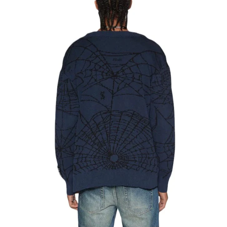 Ksubi Lies Knit Cardigan (Gasoline Blue) MPS25KW003 - Image 2