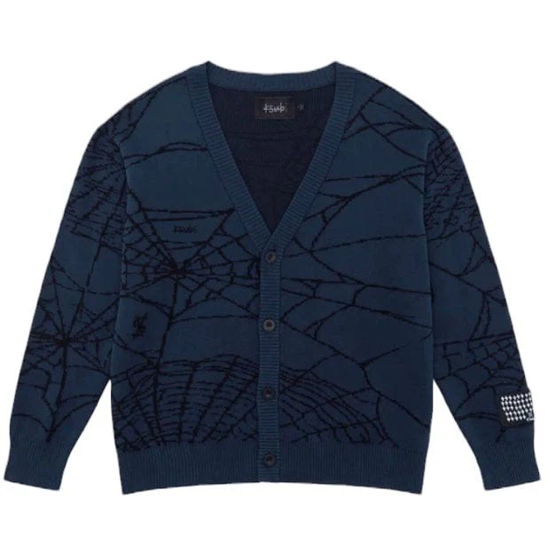 Ksubi Lies Knit Cardigan (Gasoline Blue) MPS25KW003 - Image 3