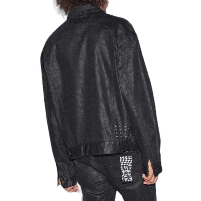 Ksubi Oh G Jacket Black Grease Jacket (Black Waxed) MPS24JK011 - Image 2