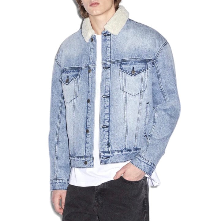 Ksubi Oh G Sherpa Jacket (Mid Blue) MPS24JK013 - Image 2