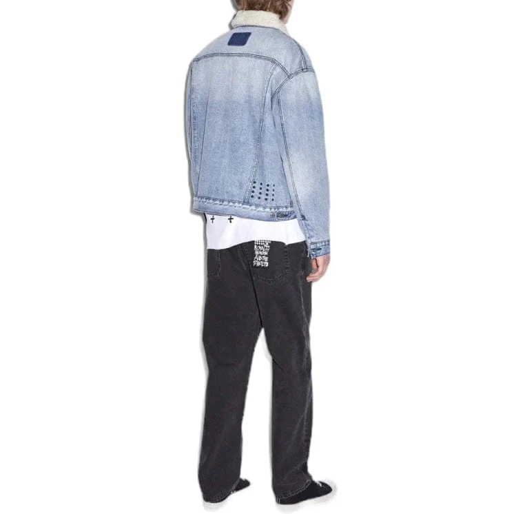 Ksubi Oh G Sherpa Jacket (Mid Blue) MPS24JK013 - Image 5