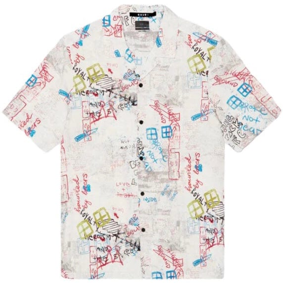 Ksubi Skrawler Resort Short Sleeve Shirt (White) MPF24SH017 - Image 5