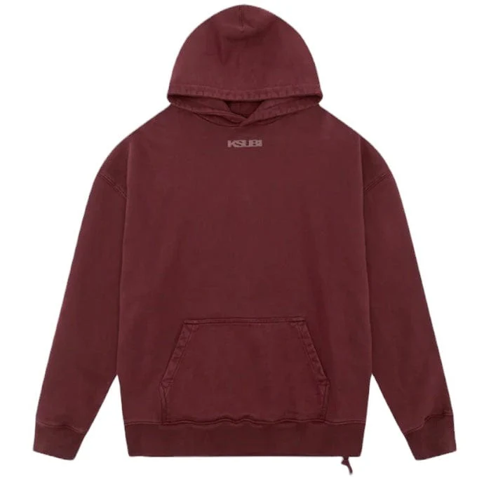 Ksubi Sott Ekcess Hoodie (Ox Burgundy) MPS25FL010 - Image 3