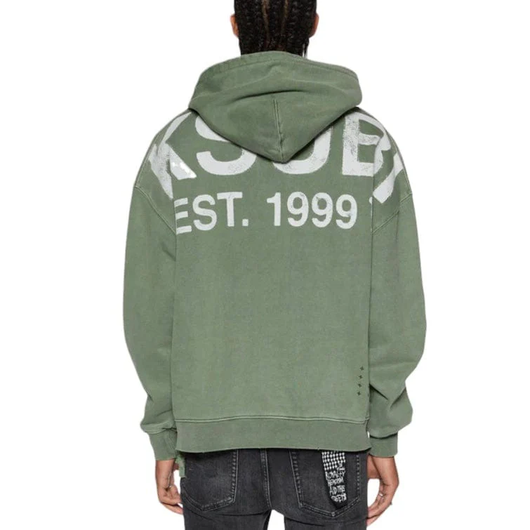 Ksubi State Ekcess Hoodie (Hash Green) MPS25FL001 - Image 2